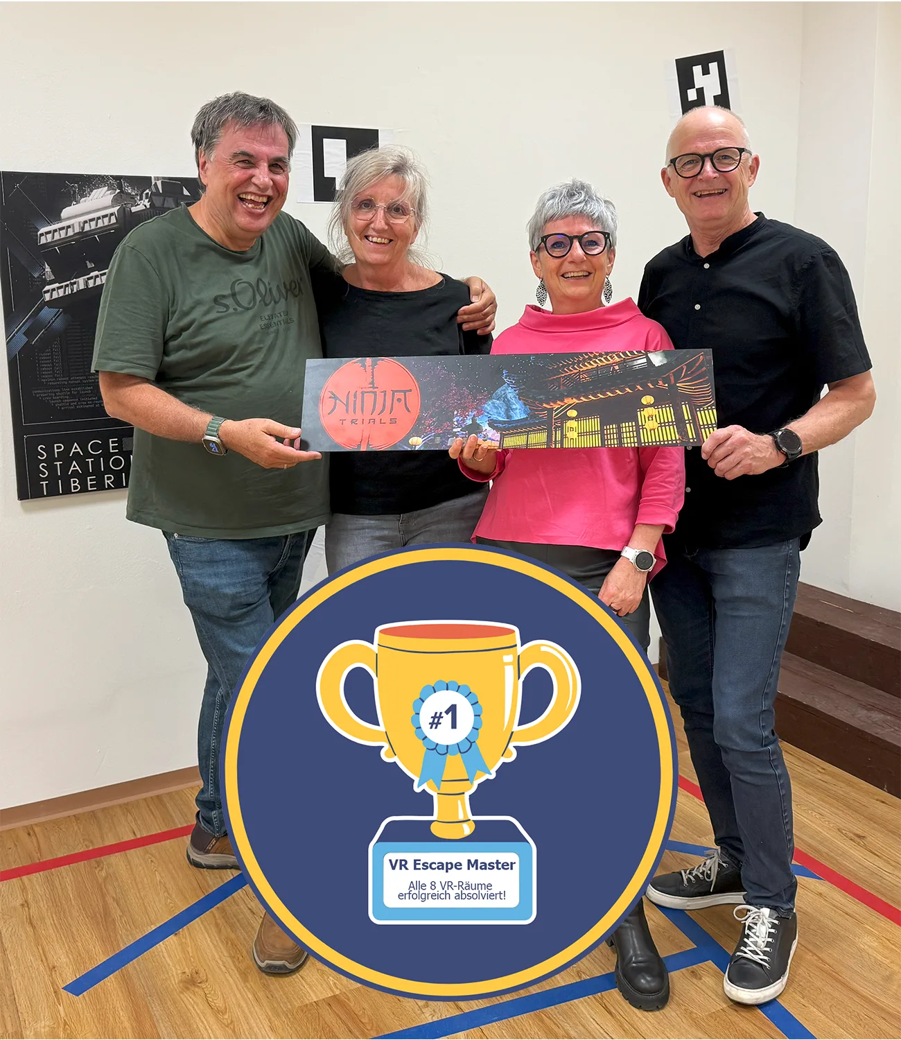 VR Master Achievement – virtuelles Rätsel gemeistert bei EscapeMe Linz