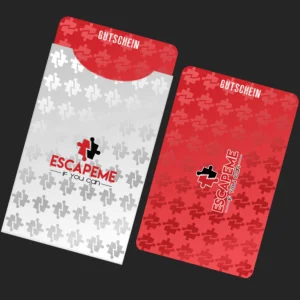 EscapeMe Gutscheinkarte – Escape Room Geschenk Linz