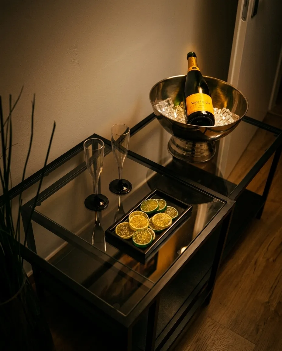 Luxuriöse Details im Hotelzimmer – Zimmer 224 EscapeMe
