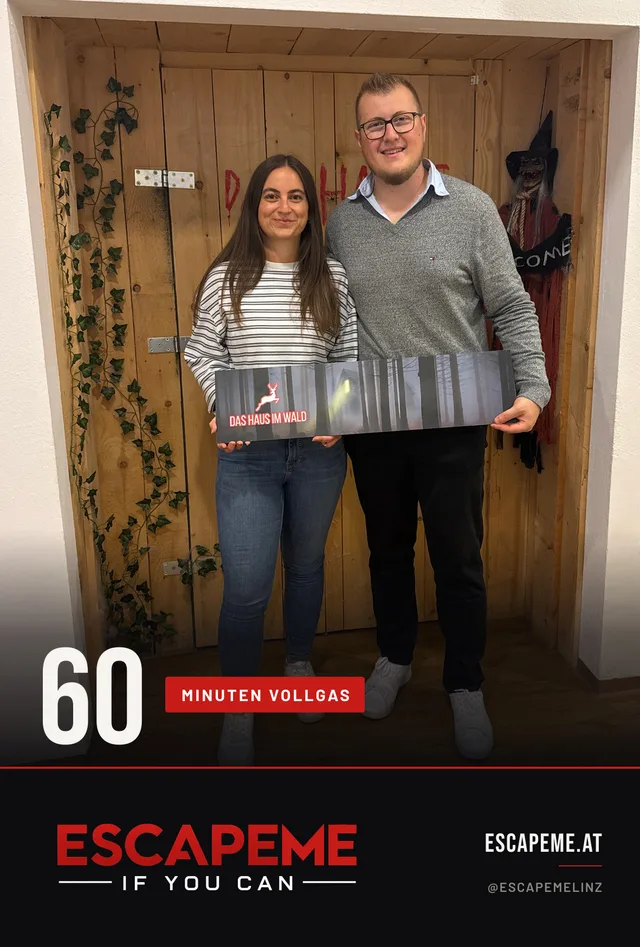 Team nach dem Escape Room bei EscapeMe Linz