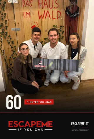 Team nach dem Escape Room bei EscapeMe Linz