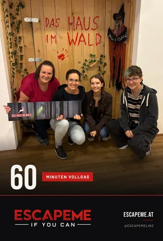 Team nach dem Escape Room bei EscapeMe Linz