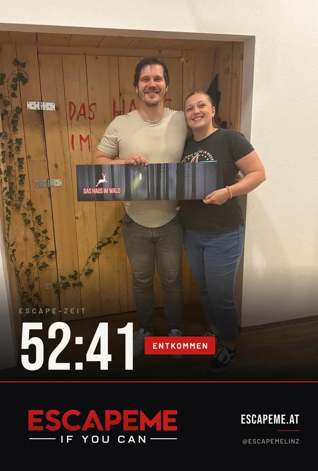 Team nach dem Escape Room bei EscapeMe Linz
