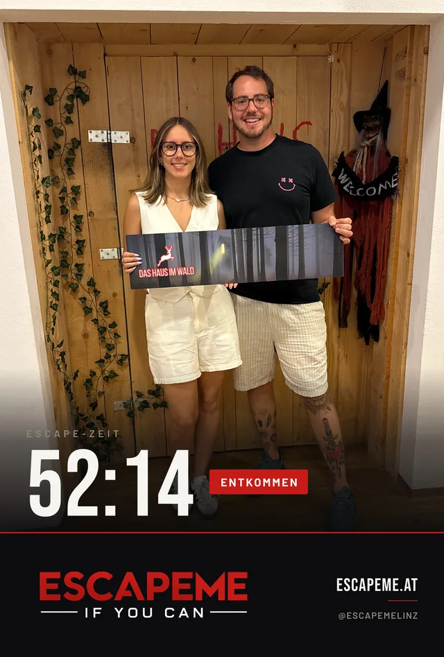 Team nach dem Escape Room bei EscapeMe Linz