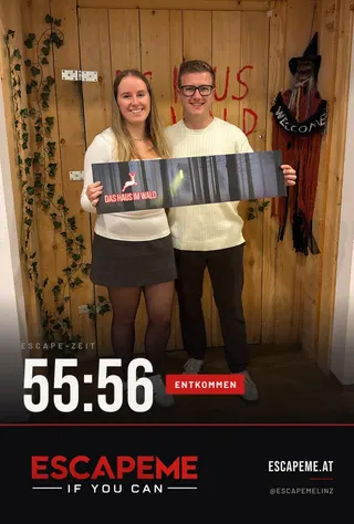 Team nach dem Escape Room bei EscapeMe Linz