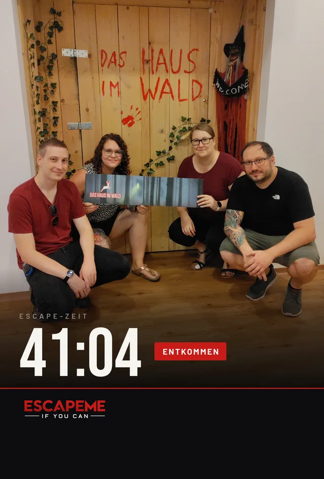 Team nach dem Escape Room bei EscapeMe Linz