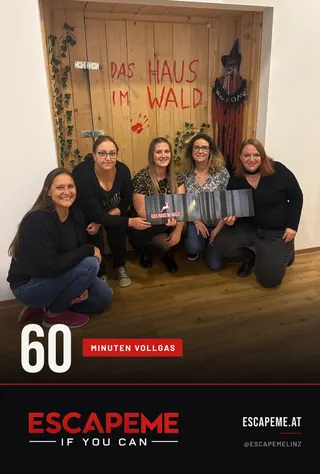 Team nach dem Escape Room bei EscapeMe Linz